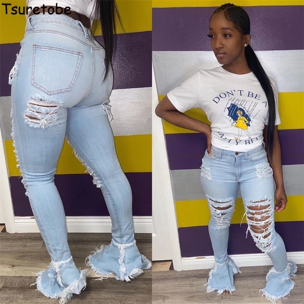 Distressed Jeans